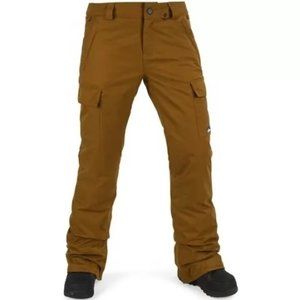 Volcom Cascade Insulated Snow Snowboard Ski Pants Copper Rust